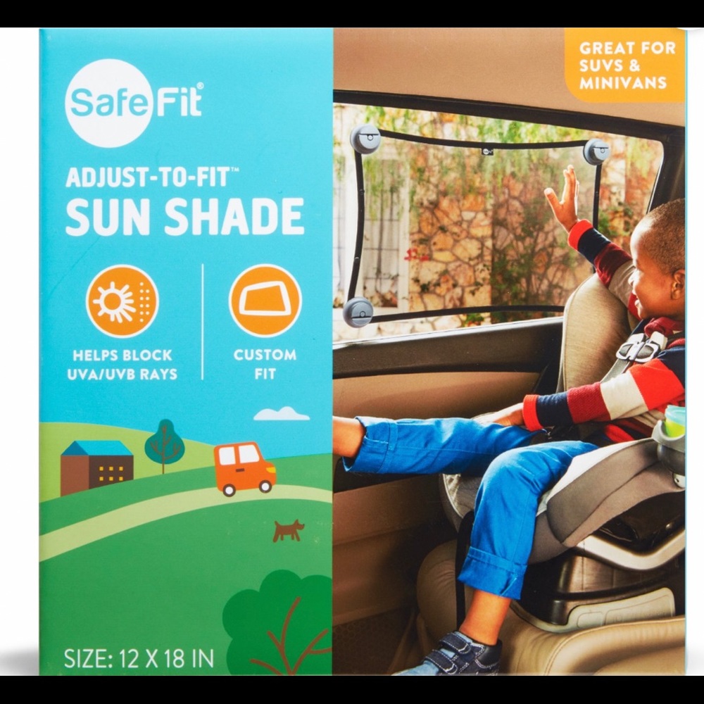 Sun shade adjust to fit